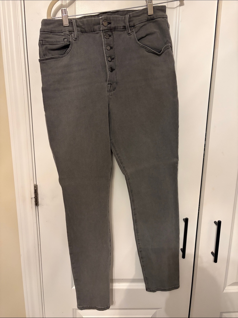 Good American High-Rise Button-Fly Women's Jeans